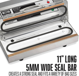 Weston - Pro-1400 11" Stainless Steel Vacuum Sealer - 65-0301