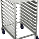 Winholt - 10-18″ Trays, Knockdown Holds End Loading Half Height Pan Racks - AL-1810-HKD