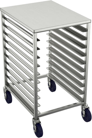 Winholt - 10-18″ Trays, Knockdown Holds End Loading Half Height Pan Racks - AL-1810-HKD (Special Order 4-6 Weeks)