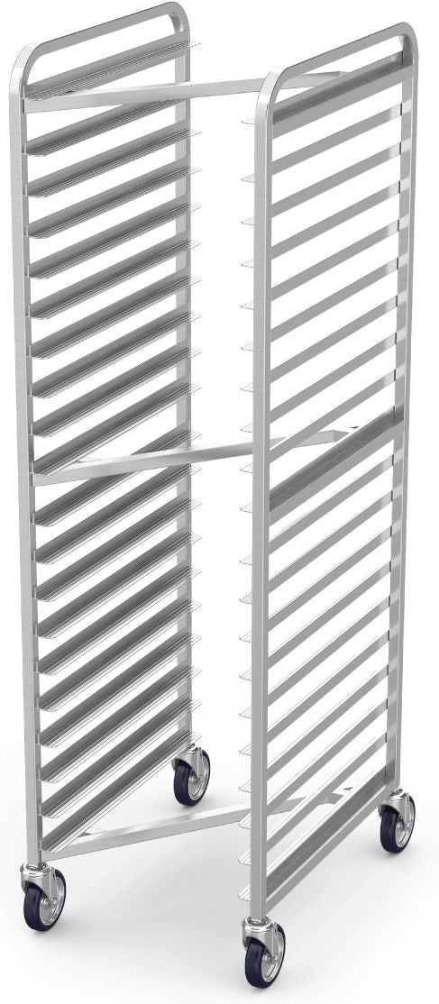 Winholt - 10-18″ Trays Stainless Steel Heavy Duty, End Loading Nesting Pan Racks - SS-1810N