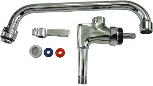 Winholt - 10" Swing Spout Gooseneck Deck Mount Swing Faucet - WS-GSDM-10