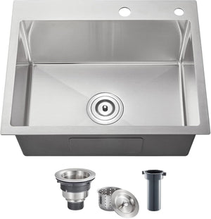 Winholt - 11" x 9" x 6" Stainless Steel Drop-In Sink - WS-DIS-ME-1109