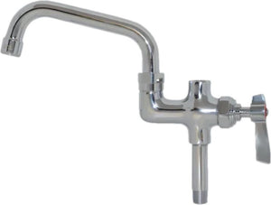 Winholt - 12" Stainless Steel Splash-Mounted Swing Faucet - WS-SFSM-12SU (Special Order 4-6 Weeks)