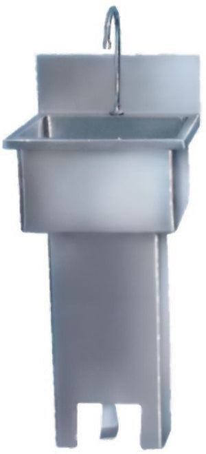 Winholt - 12" x 11" Stainless Steel Pedestal Mounted Base Hand Sink - WHPS1110-WM (Special Order 4-6 Weeks)