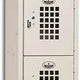 Winholt - 12" x 12" Single Column Five Door Locker with Perforated Door - WL-55 (Special Order 4-6 Weeks)