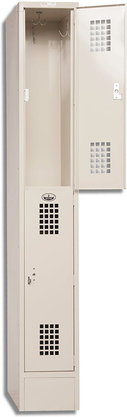 Winholt - 12" x 12" Single Column Two Door Locker - WL-21 (Special Order 4-6 Weeks)