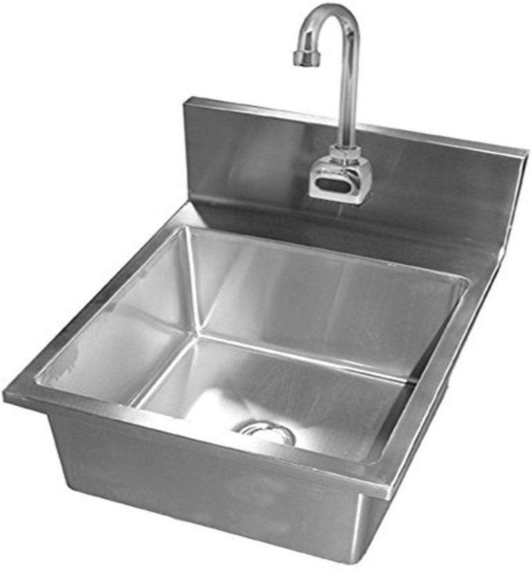 Winholt - 14" x 10" x 6" Stainless Steel Hand Sink with Faucet - WS-HS-1410-F (Special Order 4-6 Weeks)