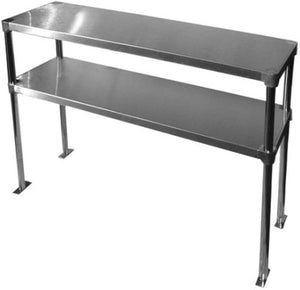 Winholt - 15" x 48" Stainless Steel Mount Overshelf & Table - SSTMS-1548