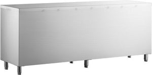 Winholt - 15" x 96" x 35" Stainless Steel Mid-Shelf Dish Cabinet - STCT-1596-DC