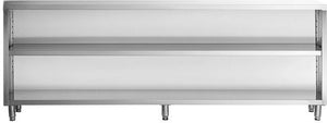 Winholt - 15" x 96" x 35" Stainless Steel Mid-Shelf Dish Cabinet - STCT-1596-DC