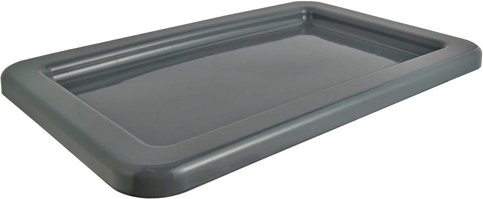 Winholt - 16″ x 25″ x 1″ Pcolyethylene Gray Lug Lid - WHPL-8LID-GY