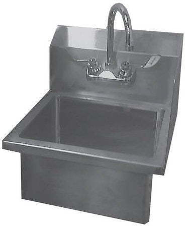 Winholt - 18" Wall Mount Hand Sink with Faucet - WHWS1410HV