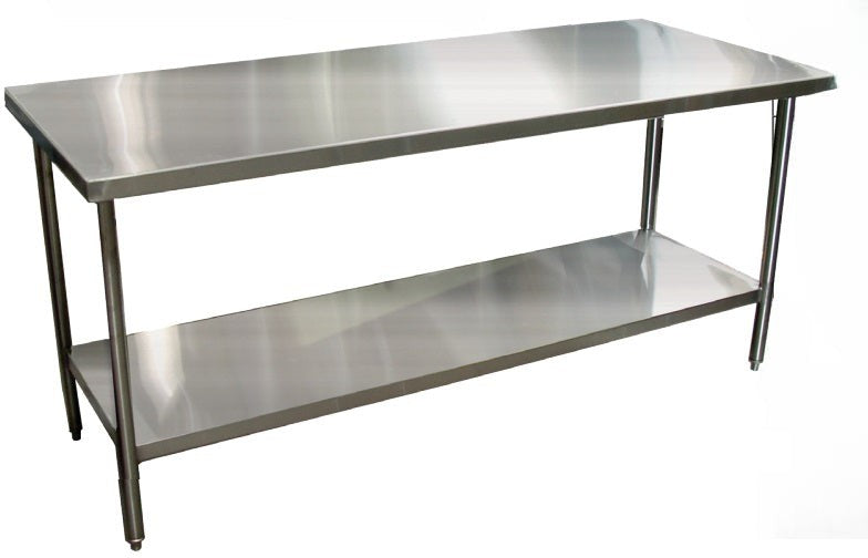 Winholt - 18" x 18" Stainless Steel Work Table With Undershef -DTS-1818 (Special Order 4-6 Weeks)