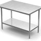 Winholt - 18" x 24" Stainless Steel Work Table With Undershef, and Mobile Unit with Casters - DTS-1824-MLC