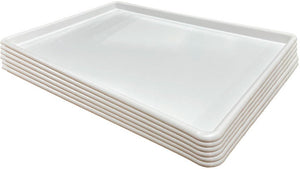 Winholt - 18″ x 26″ x 1″ Deep White Plastic Display Tray - WHP-1826WH (Special Order 4-6 Weeks)