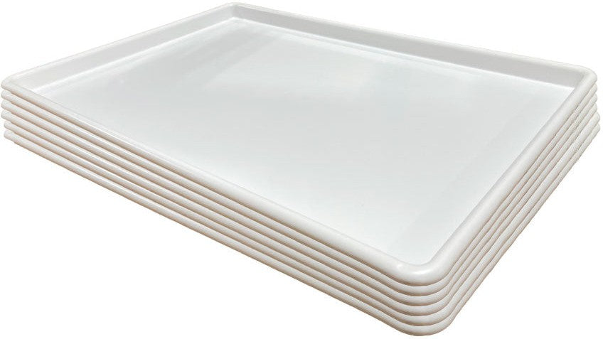 Winholt - 18″ x 26″ x 1″ Deep White Plastic Display Tray - WHP-1826WH