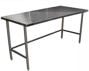 Winholt - 18" x 36" Stainless Steel Work Table With Mobile Unit with Casters - DTR-1836H22-MLC