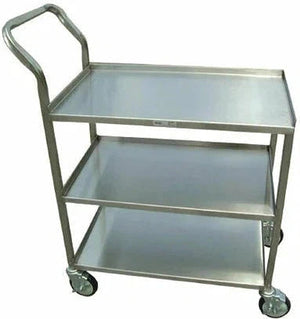 Winholt - 18" x 45" Stainless Steel Utility Cart - SSUC-3-2133-1H-45H (Special Order 4-6 Weeks)