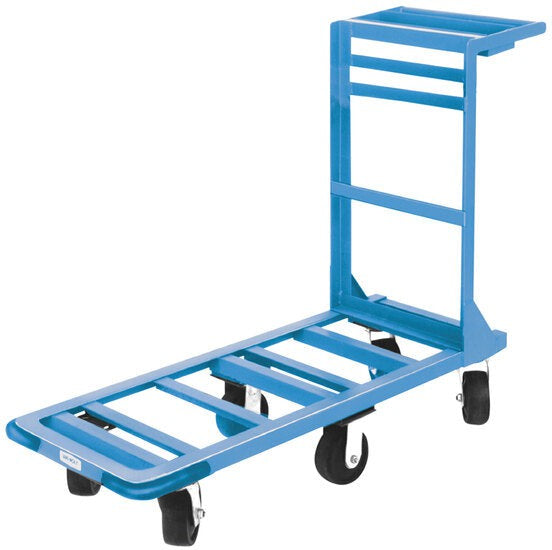 Winholt - 18" x 51" Blue Heavy Duty Utility Cart with Heavy Duty Rubber Wheels - 550HD (Special Order 4-6 Weeks)