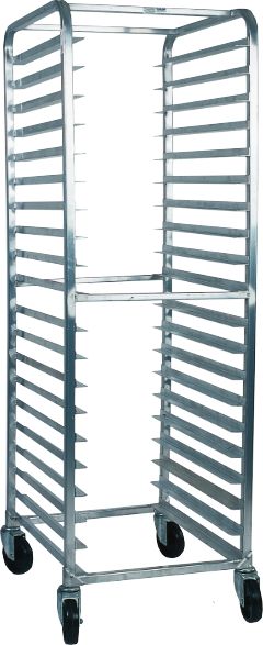 Winholt - 20-26" Stainless Steel Double Pan Rack - SS-2620B-36D-TG