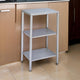 Winholt - 20" x 20", 16 Ga 304 Stainless Steel Top Scale Stand With 3 Shelves - ES-S2020H38