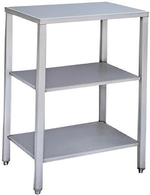 Winholt - 20" x 20", 16 Ga 304 Stainless Steel Top Scale Stand With 3 Shelves - ES-S2020H38