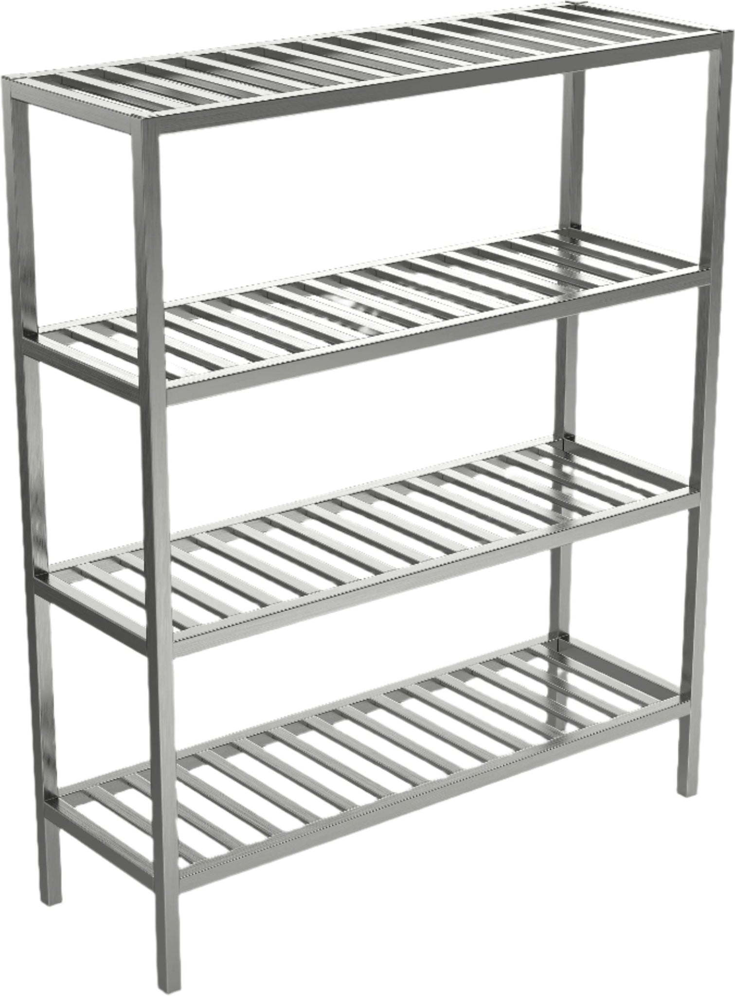 Winholt - 24" Aluminum T-Bar Shelving With 3 Shelves - ALSTB-60-324