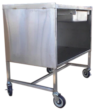 Winholt - 24" x 24" Stainless steel Sample Demo Table - SSSC-2424MSD (Special Order 4-6 Weeks)