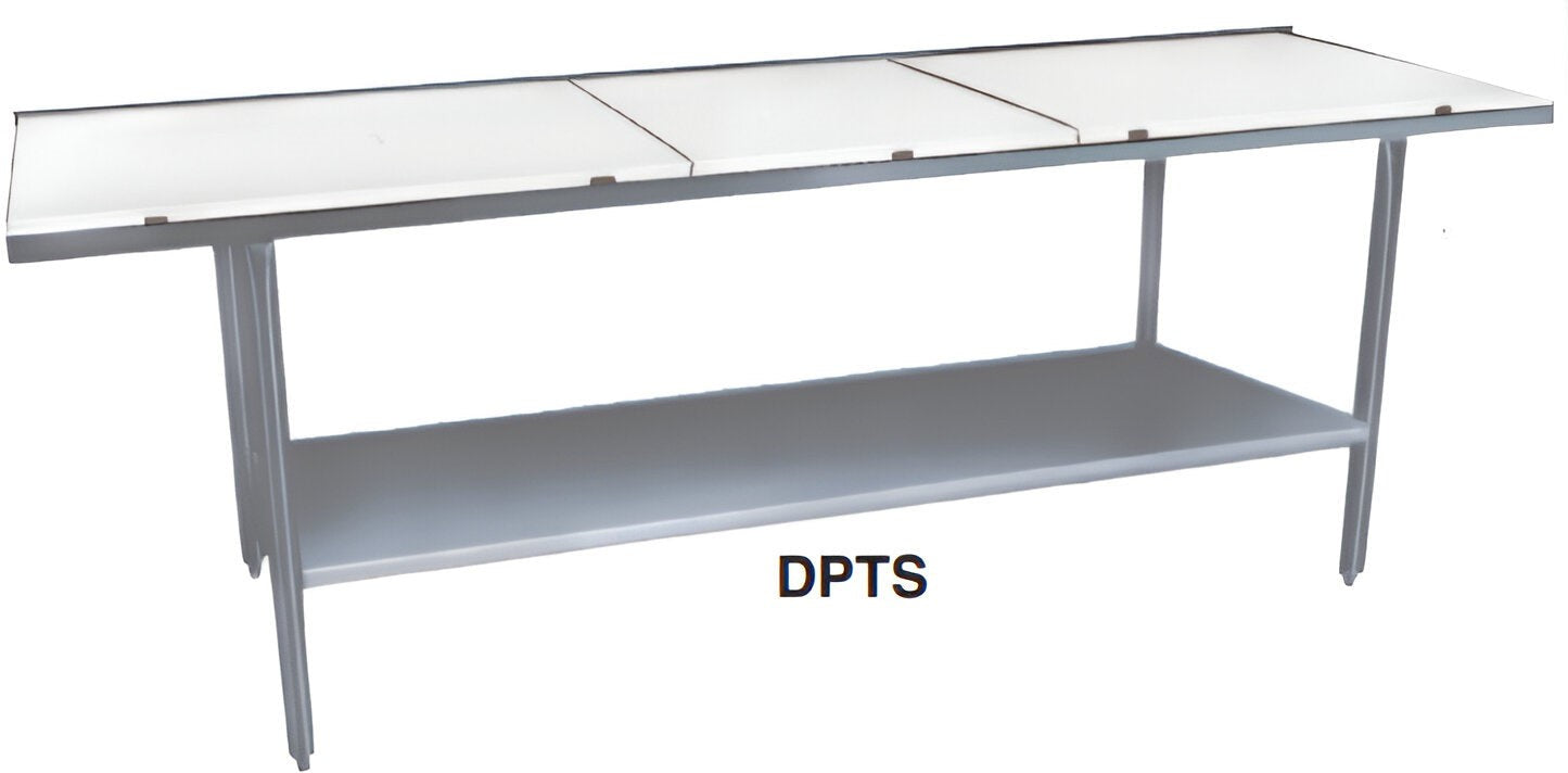 Winholt - 24" x 30" Poly Top Work Table with Undershelf - DPTS-2430 (Special Order 4-6 Weeks)