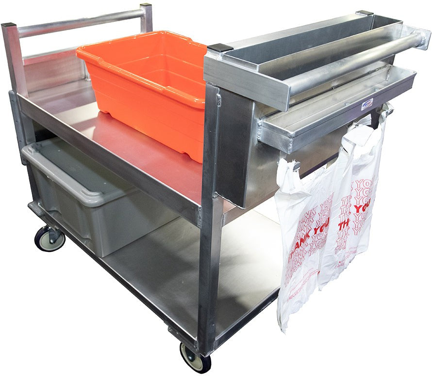 Winholt - 26" Curbside Pickup & Delivery Cart - ALMCS-36-224-RCUH-HF (Special Order 4-6 Weeks)