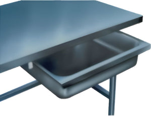 Winholt - 30" Stainless Steel Drawer for Poly Top Work Table - SD-1-30 (Special Order 4-6 Weeks)