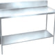 Winholt - 30" x 48" Stainless Steel Work Tables with 6” Height Backsplash and Mobile Unit with Casters - DTSBB-3048-MLC