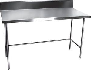 Winholt - 30" x 48" Standard Series Stainless Steel Work Tables with Backsplash - DTB-3048