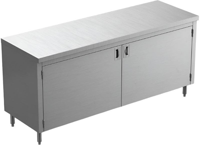 Winholt - 30" x 72" Flat Top Enclosed Base Table with Mobile Unit with Casters - STCT-3672H36-MLC (Special Order 4-6 Weeks)