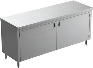 Winholt - 30" x 84" Flat Top Enclosed Base Table with Sliding Doors, and Mobile Unit with Casters - STCT-D3084H36-E-MLC