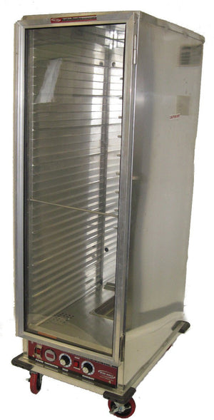 Winholt - 32" Aluminum Mobile Inuslated Heater Proofer with Analog Drawer - INHPL-1836C