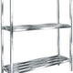 Winholt - 36" 2 Shelves Aluminum Tubular Shelving With Adjustable Feet - ALSCS-36-320-AJ