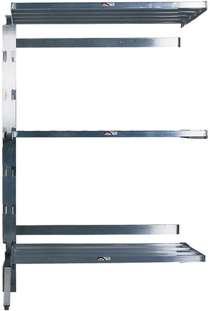 Winholt - 36" x 24" 2 Shelves Aluminum Tubular Shelf & Add On Kit - SCAS-2448-2-AU