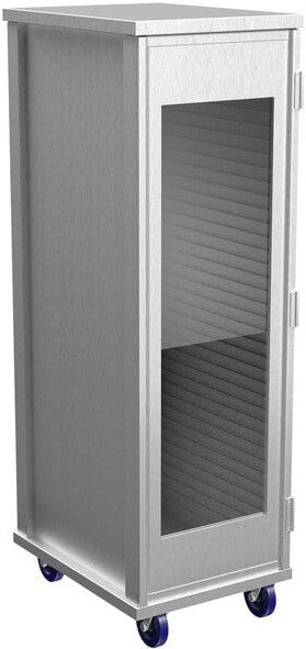 Winholt - 40 Pans Mobile Enclosed Aluminum Bun Pan Rack Cabinet - EC1810-LSLD