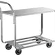 Winholt - 41" x 20" Two Shelf Stocking / Utility Cart with Bumpers and Handle - WX-1000KA-B-WM