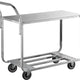 Winholt - 41" x 20" Two Shelf Stocking / Utility Cart with Bumpers and Handle - WX-1000KA-B-WM (Special Order 4-6 Weeks)