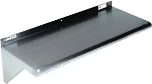 Winholt - 48" x 12" Stainless Steel Solid Wall-Mounte Shelf - SSWMS124-KD