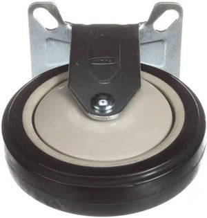 Winholt - 5" Rigid Plate Polyurethane Wheel Caster For Can Rack with Full Dust Cover - 743WFDC (Special Order 4-6 Weeks)