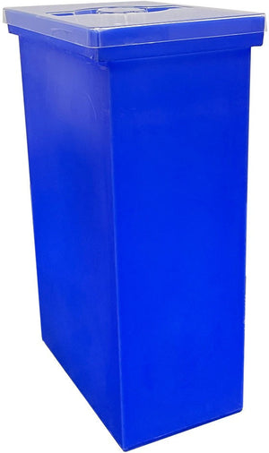 Winholt - 50 Lbs Flour / 75 Lbs Sugar Capacity Blue Polyethylene Ingredient Bin - 148BIN-BL