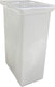 Winholt - 50 Lbs Flour / 75 Lbs Sugar Capacity White Polyethylene Ingredient Bin - 148BIN-WH