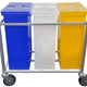 Winholt - 50 Lbs Flour / 75 Lbs Sugar Capacity Yellow Polyethylene Ingredient Bin - 148BIN-YW