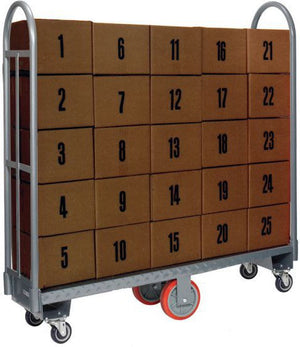 Winholt - 51" x 16", 2000 Lbs Capacity U-Boat Utility Cart - 300-48D-PU (Special Order 4-6 Weeks)