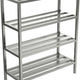 Winholt - 60" Aluminum E-Channel Cooler and Backroom Center Mount Shelving With 3 Shelves - ALSCH-60-324-CM