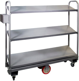 Winholt - 63" x 16", 2000 Lbs Capacity U-Boat Utility Cart With Slanted Shelves - 300-60-SDR (Special Order 4-6 Weeks)