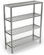 Winholt - 72 Height Mobile, 3 Shelves, Locking Casters Aluminum Tubular Shelving - ALMCS-60-324-72-LC (Special Order 4-6 Weeks)